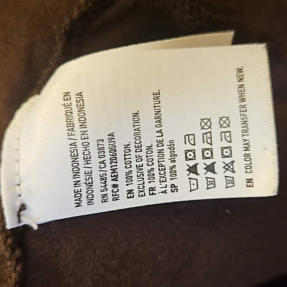 American Eagle chocolate brown top - Picture 5 of 5